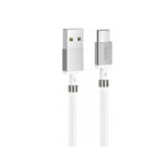 Hoco (U91) Καλώδιο φόρτισης μαγνητικό USB, Type-C, 1μ - Λευκό