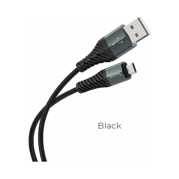hoco X38 Micro USB 2.4A - Micro USB 1m - Black 2