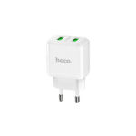 Hoco (N6) Wall Adapter 18W with 2x USB-A ports - White
