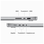 Apple MacΒook Pro (2023) 16.2'' - 18GB/1TB |M3 Pro 12C/18core GPU|GR Keyb| - Silver - Image 4