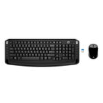 HP 300 Wireless Keyboard & Mouse 3ML04AA (GR Layout) - Black