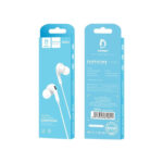 Denmen (DR06) Earbuds Handsfree 3.5mm - White - Image 3