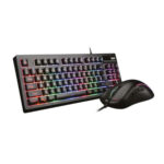 Zeroground (KB-2400GUMS) Azai v3.0 Gaming RGB Set (Keyboard and Mouse) - Black