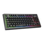 Marvo (CM310) 3 in 1 Σετ Gaming Tenkeyless Πληκτρολόγιο με RGB φωτισμό, Ποντίκι και Mouse Pad (Αγγλικό US) - Μαύρο - Image 2
