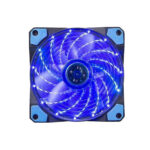 Marvo (FN10) Case Fan 120mm with Blue Lighting and 3-Pin / 4-Pin PSU Connector