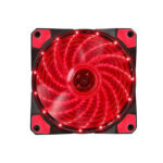 Marvo (FN10) Case Fan 120mm με Κόκκινο Φωτισμό και Σύνδεση 3-Pin / 4-Pin PSU