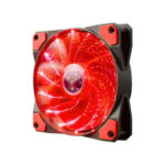 Marvo (FN10) Case Fan 120mm με Κόκκινο Φωτισμό και Σύνδεση 3-Pin / 4-Pin PSU - Image 3