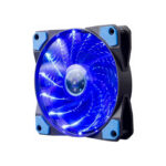 Marvo (FN10) Case Fan 120mm with Blue Lighting and 3-Pin / 4-Pin PSU Connector - Image 2
