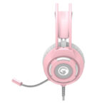 Marvo (HG8936) Over Ear Gaming Headset με σύνδεση 2x3.5mm / USB - Ροζ - Image 3