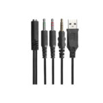 Marvo (HG8960) SkyLab G1 Over Ear Gaming Headset με σύνδεση 2x3.5mm / USB - Μαύρο - Image 2