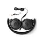 JBL Tune 500 On Ear Wired Headphones – Black - Image 3