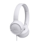 JBL Tune 500 On Ear Wired Headphones – White