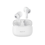Havit (TW967) In-ear Bluetooth Handsfree Ακουστικά με Θήκη Φόρτισης - Λευκό