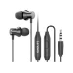 Lenovo (HF130) In-ear Handsfree με Βύσμα 3.5mm – Μαύρο