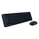 Logitech (MK220) Wireless Set Keyboard and Mouse - Greek - Black - Image 2