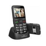 Powertech (PTM-18) Sentry Eco Dual SIM Κινητό με Μεγάλα Κουμπιά - Μαύρο