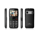 Powertech (PTM-18) Sentry Eco Dual SIM Κινητό με Μεγάλα Κουμπιά - Μαύρο - Image 4