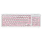 Alcatroz (A200) Jellybean Wireless Keyboard - White/Pink