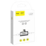 Hoco (LS24) Converter Lightning male to Lightning 2x female - Silver - Image 5