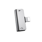 Hoco (LS24) Converter Lightning male to Lightning 2x female - Silver - Image 2