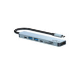 XO (HUB008) USB-C Docking Station with HDMI 4K PD - Gray - Image 2
