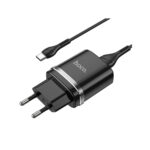 Hoco (N1) Charger with USB-A port and USB-C Cable - Black