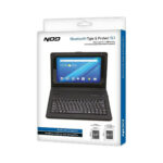 NOD Bluetooth Type & Protect Synthetic Leather Flip Cover with Keyboard (Universal 9-10.1") - Black - Image 5
