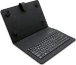 NOD Bluetooth Type & Protect Synthetic Leather Flip Cover with Keyboard (Universal 9-10.1") - Black - Image 2