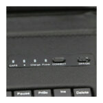 NOD Bluetooth Type & Protect Synthetic Leather Flip Cover with Keyboard (Universal 9-10.1") - Black - Image 4