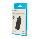 Orico (UTK-U2) USB 2.0 Αντάπτορας Δικτύου για Ενσύρματη σύνδεση Ethernet - Μαύρο - Image 3
