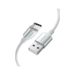 Ugreen (60131) Πλεκτό Καλώδιο USB 2.0 USB-C male σε USB-A male, 1μ - Λευκό - Image 2
