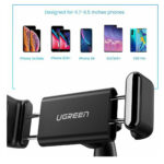 Ugreen (60796) Βάση Κινητού Αυτοκινήτου με Ρυθμιζόμενα Άγκιστρα - Μαύρο - Image 3