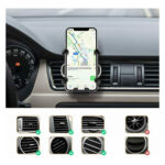 Ugreen (80871) Βάση Κινητού Αυτοκινήτου Gravity Phone Holder Black με Ρυθμιζόμενα Άγκιστρα - Μαύρο - Image 4