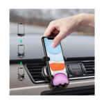 Ugreen (80871) Βάση Κινητού Αυτοκινήτου Gravity Phone Holder Black με Ρυθμιζόμενα Άγκιστρα - Μαύρο - Image 3