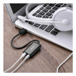 Ugreen (30724) External USB 2.0 Sound Card - Black - Image 2