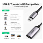 Ugreen (70444) Μετατροπέας Thunderbolt 3 male σε HDMI female - Γκρι - Image 2