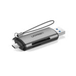 Ugreen (50706) Card Reader Type-C και USB 3.0 για SD/microSD - Γκρι