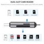 Ugreen (50706) Card Reader Type-C και USB 3.0 για SD/microSD - Γκρι - Image 3