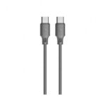 WK (WDC-106) Καλώδιο Regular USB 2.0 USB-C male σε USB-C male, 1μ - Μαύρο