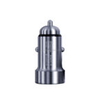 WK (WP-C28) Car Phone Charger Silver with 1x USB Port, 1x Type-C Port - Silver - Image 2