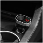 Hoco (Z29) Fast Charging Car Phone Charger, 3.1A Total Output with 2x USB Ports and LED Light - Black - Image 3
