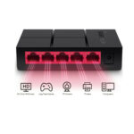 Mercusys (MS105G) Desktop Switch, 5x 10/100/1000 Mbps, Ver.1 - Μαύρο