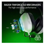 Razer BlackShark V2 X Over Ear Gaming Headset for PC/Mac/PS/Switch/Xbox/Smartphone with 3.5mm connection - White - Image 4