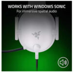 Razer BlackShark V2 X Over Ear Gaming Headset for PC/Mac/PS/Switch/Xbox/Smartphone with 3.5mm connection - White - Image 5