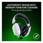 Razer BlackShark V2 X Over Ear Gaming Headset for PC/Mac/PS/Switch/Xbox/Smartphone with 3.5mm connection - White - Image 7