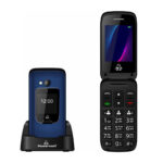 Powertech Sentry Dual II Κινητό με Πορτάκι και Μεγάλα Κουμπιά - Μπλε - Image 2