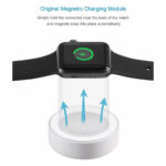 Apple Watch Magnetic Fast Charger με Καλώδιο USB-C 1μ - Λευκό - Image 4