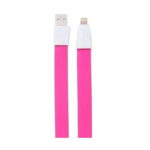 Remax Flat Full Speed 2 Data Line Καλώδιο USB σε Lightning 2μ - Ροζ