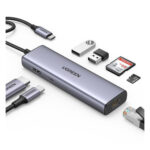 Ugreen (CM512) USB-C Docking Station with HDMI 4K PD Ethernet - Gray - Image 2