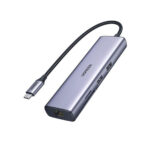 Ugreen (CM512) USB-C Docking Station with HDMI 4K PD Ethernet - Gray